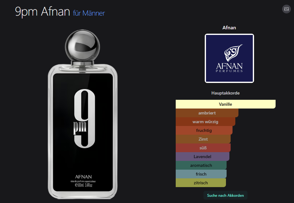 9pm Afnan 100ML