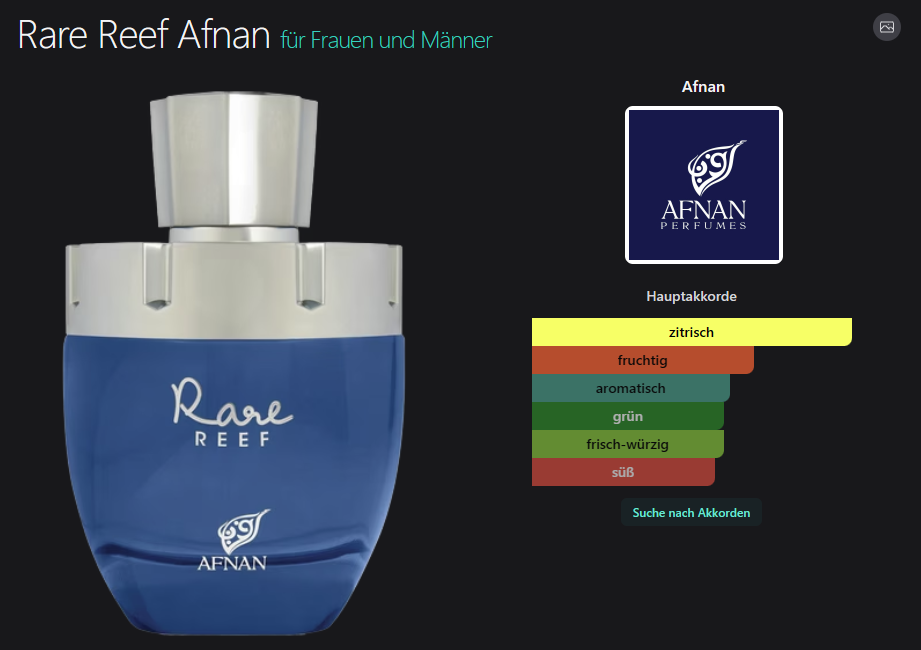Rare Reef Afnan 100ML