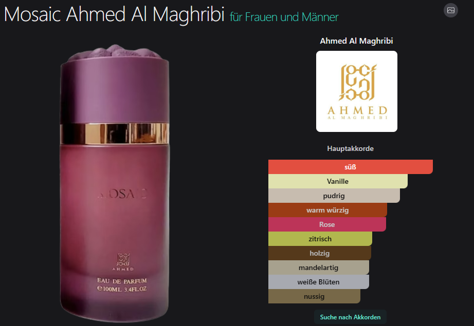 Mosaic Ahmed Al Maghribi 100ML