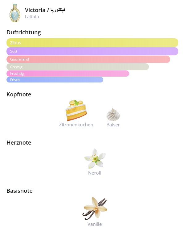 Victoria Lattafa Perfumes 100ML