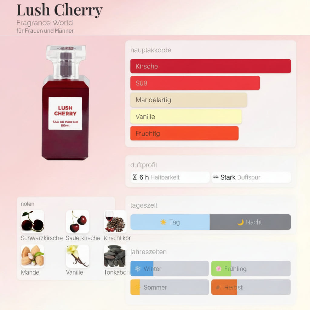 Lush Cherry Fragrance World 80ML