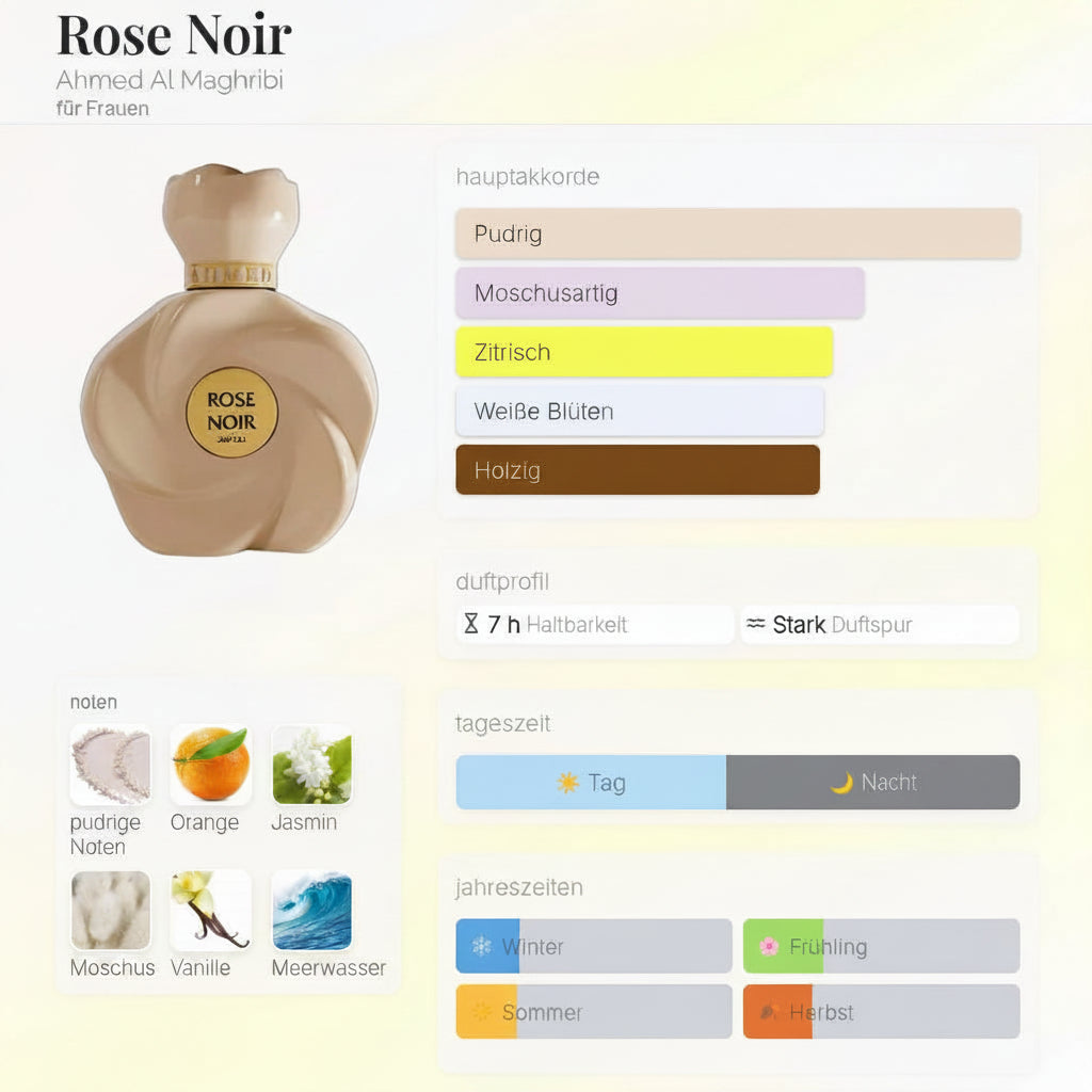 Rose Noir Ahmed Al Maghribi 75ML